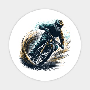 Mountain Biking Magnet